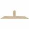 Ekena Millwork Portland Rough Sawn Timber Gable Bracket, Douglas Fir, 48"W x 14"H x 4"D x 4"F, 7/12 Pitch GBW048X14X0404POR00RDF - alternate 1